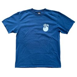 Stussy 8 Ball Pigment Dyed Tee Shirt Size Medium