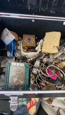bog box of mystery jewelry all kinds of jewelry