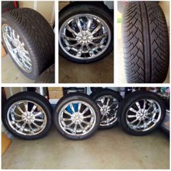 22’ Rims, Universal 5 Lugs 