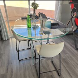 Glass Dining Table 