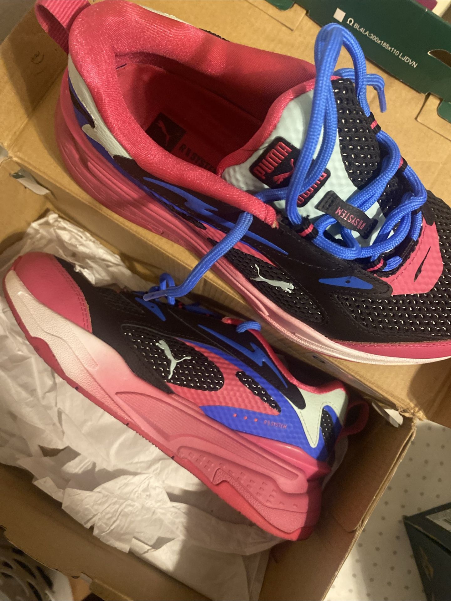 Puma Rs-fast Intl Wn Black - Purple Bluemazing