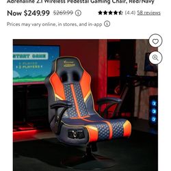 X Rocker Gaming Chair with Bluetooth Speakers And Vibrations