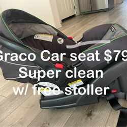 Graco Car Seat and FREE Stroller