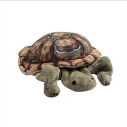 Folkmanis Folktails Baby Tortoise Finger Puppet Plush 5" Mini Turtle Shell GUC