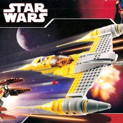 LEGO Star Wars (7660) Naboo N-1 Starfighter Vulture Droid w/ Minifigs & Manual