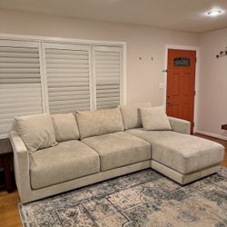 Crate & Barrel Sectional Couch