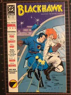Blackhawk Annual #1 (1989 Series )- bagged and boarded