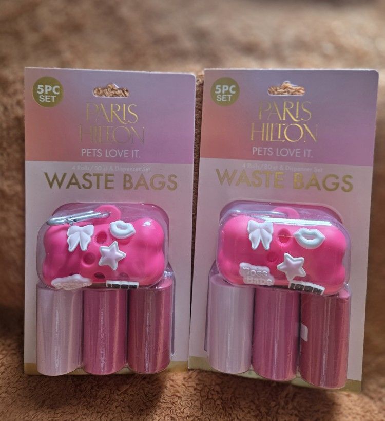 Paris Hilton Dog Waste Bag Dispenser