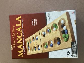 Wooden Mancala Game – Classic Strategy Game