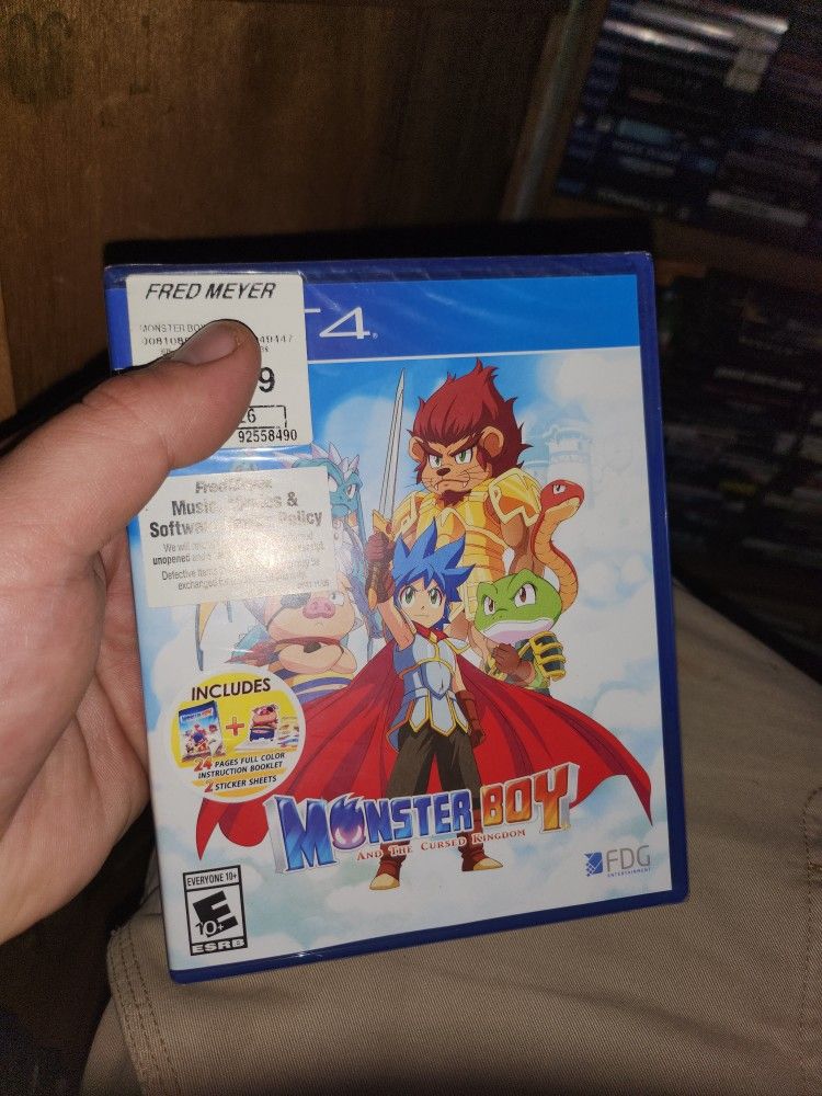 Monster Boy New Sealed For ps4
