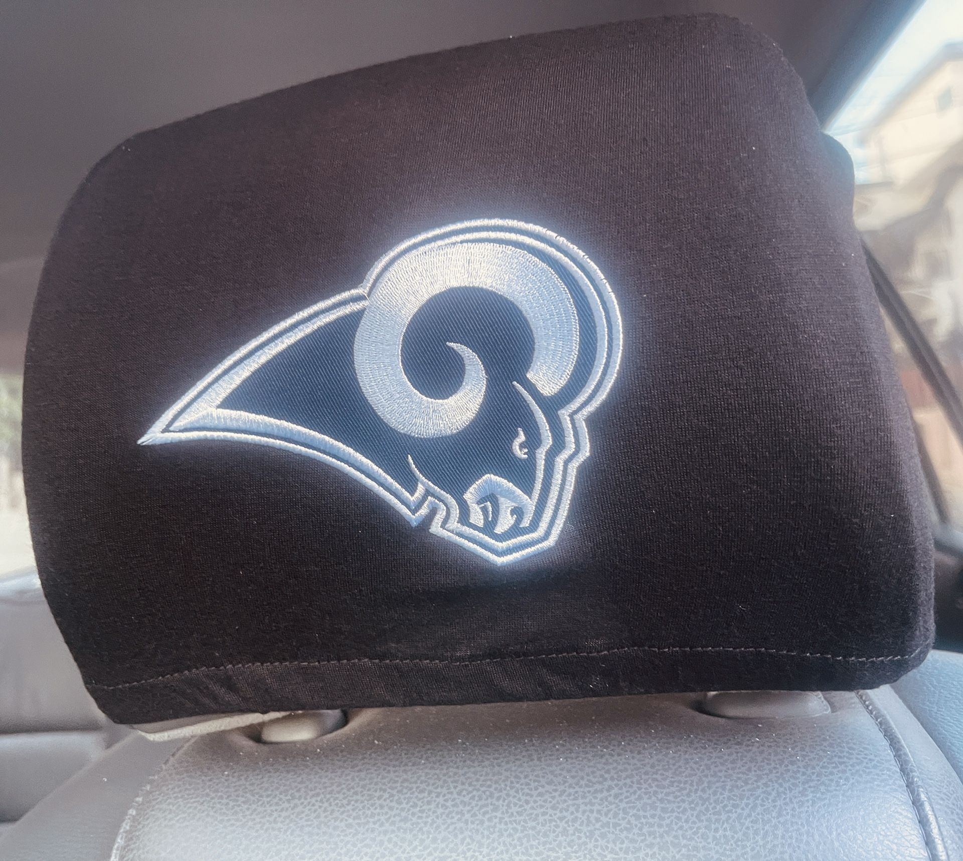 Headrest Covers NFL Official Football Los Angeles Rams Super Bowl for