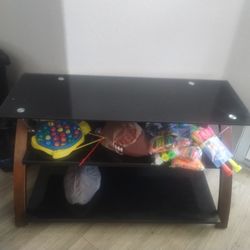 42 Inch Glass Tv Stand Like New