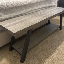 Modern Wood Bench