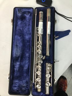 Silver Flute with Hard Case