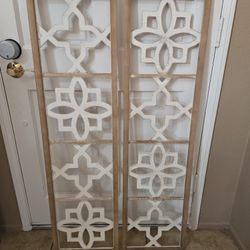 Set Of 2 Wooden Wall Decor