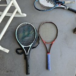 tennis rackets