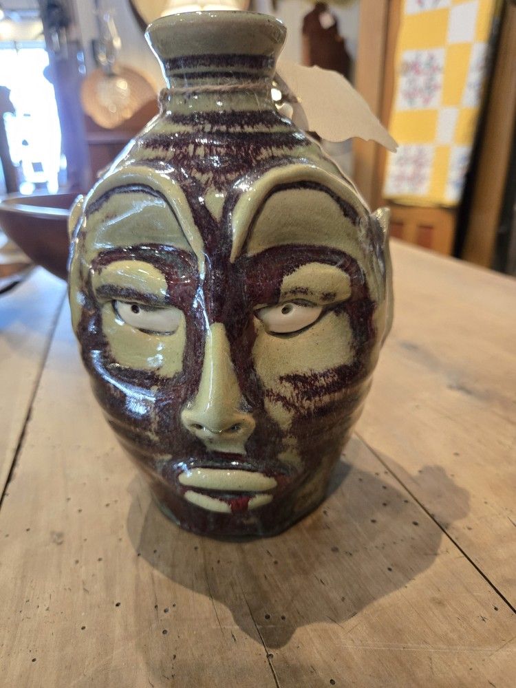 Vintage Face Jug