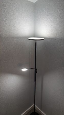 Black LED Floor Lamp