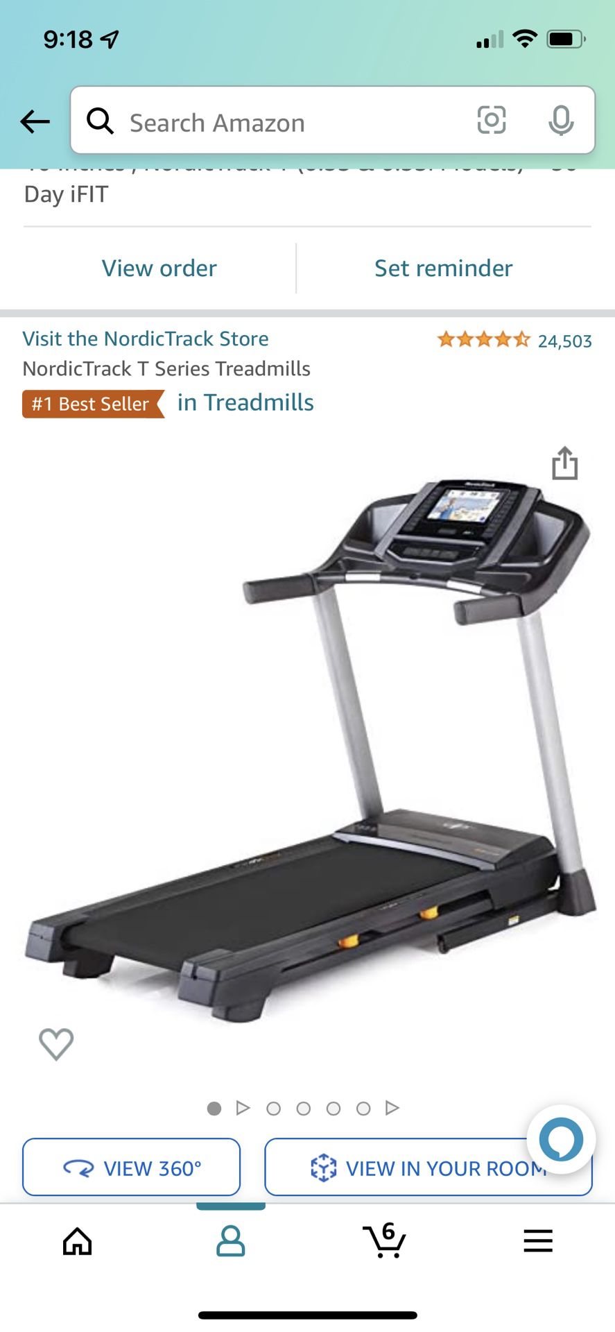 NEW NordicTrack T Series Treadmill 6.5Si 