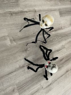 Halloween Creepy Spider Decorations Set of 2
