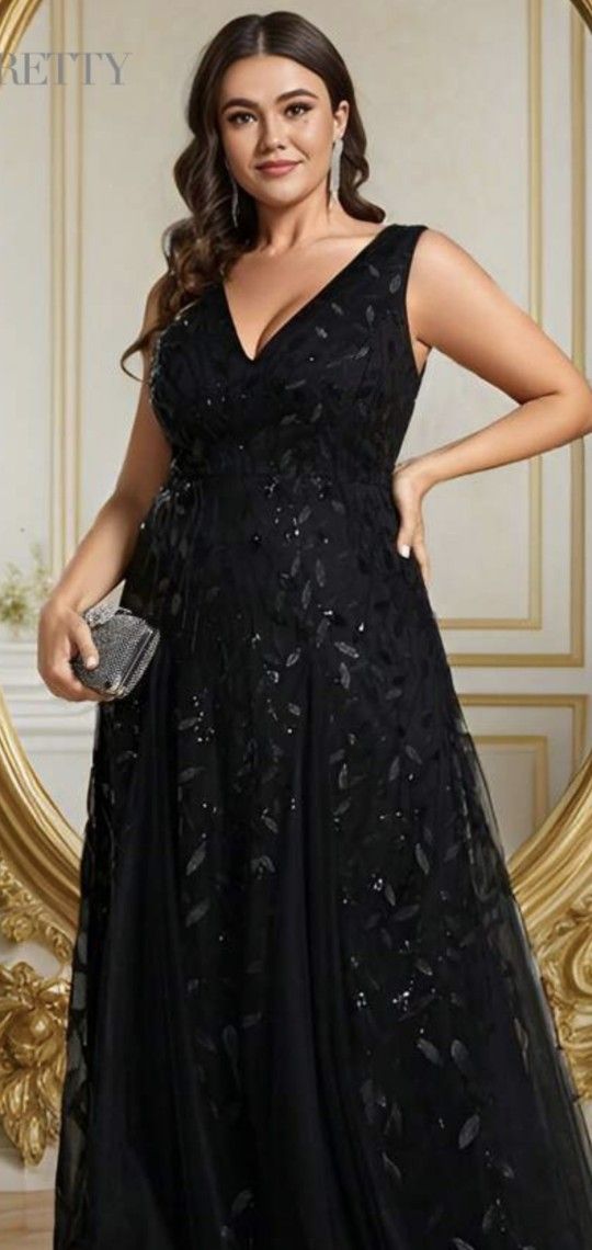 Black Dress Sizes 2x $50 Obo