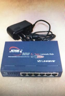 Linksys 5 Port network switch