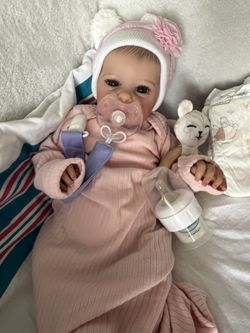 Preemie Size Reborn Replica Doll And Accessories 