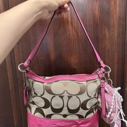 Pink Vintage Coach Bag 
