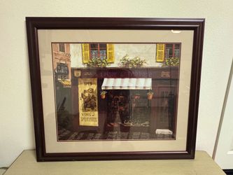 Framed Oldest Wine Store by Viktor Shvaiko