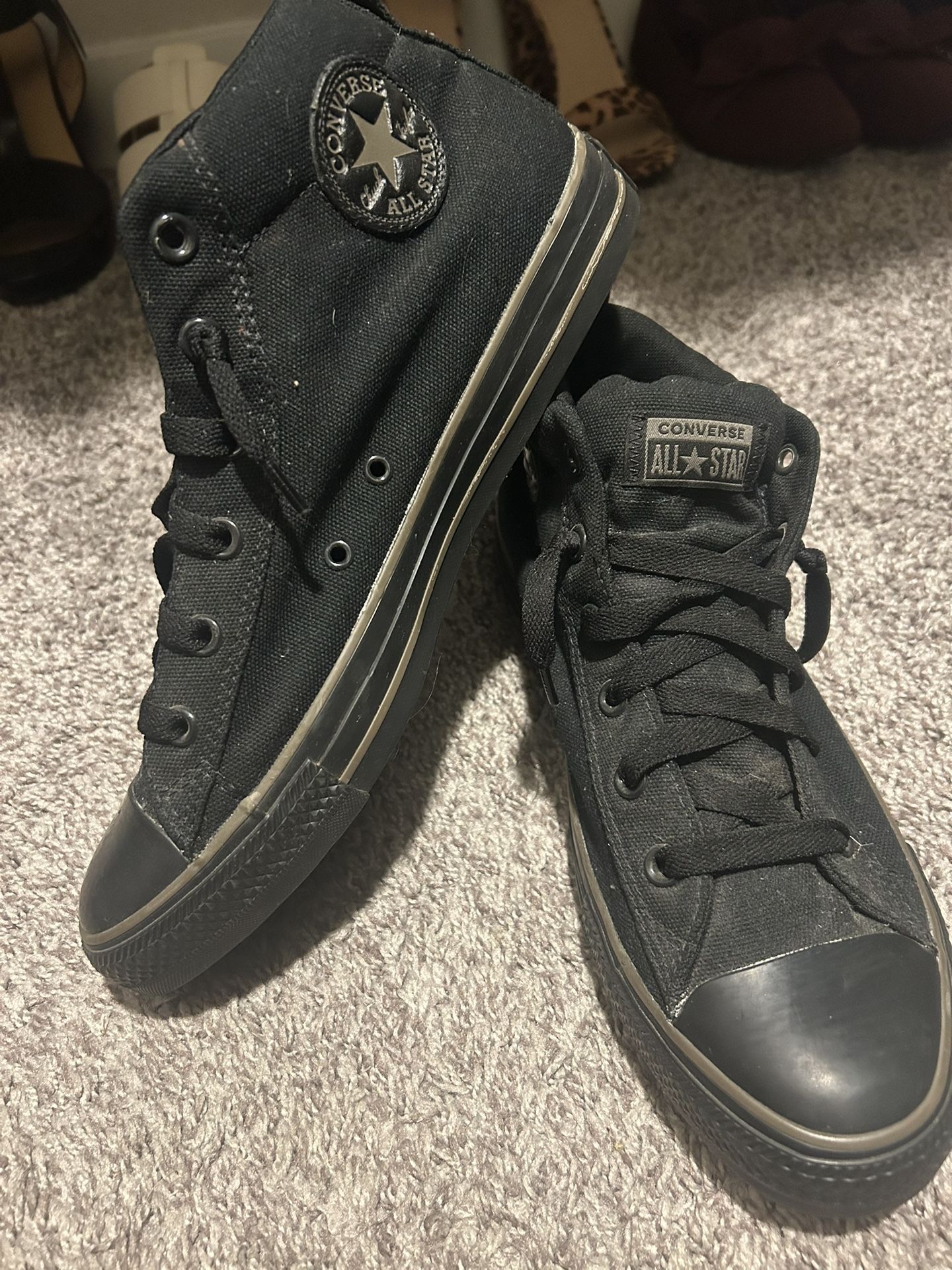Converse - Black High Tops