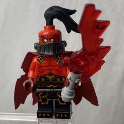 Lego Minifigure General Magmar Cape nex051 Nexo Knights 2016 Machine Doom 70321 (Rare Collectors Item!)