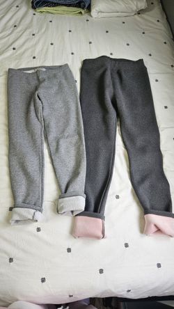 Fleece Lined Leggings Girls