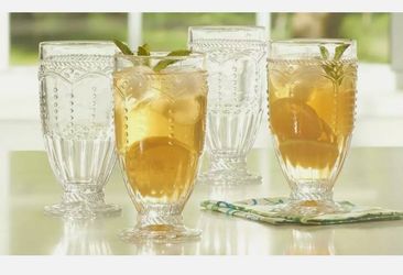 Juego de 4 vasos princess house