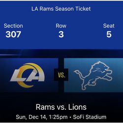 Rams Vs Lions 