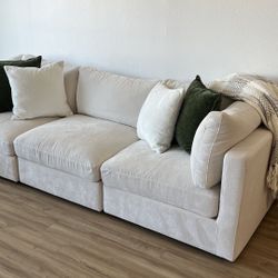 Couch with Ottomans