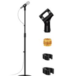 InnoGear Mic Stand With Weight Round Base