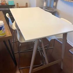 IKEA High Table+4bar Stools