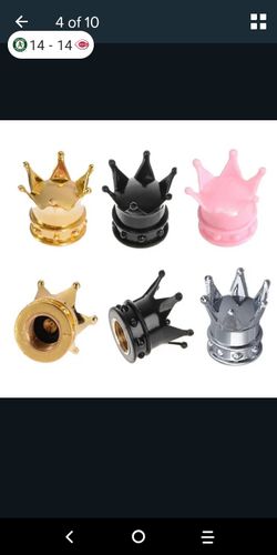 👑 Crown Valve Stem Set Of Four