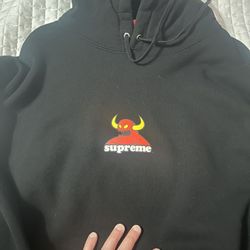 Supreme Toy Machine Hoodie Black 