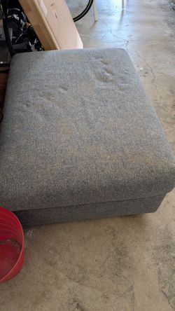 Grey Ottoman