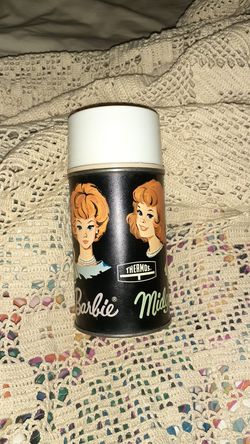 1965 Barbie midge skipper Thermos white lid