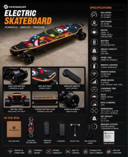 Windseeker Electric Skateboard with Remote