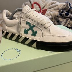Off White Vulv Low Canvas Green 