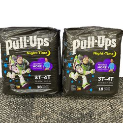 Huggies Diapers Pull Ups Night Time Boys' Potty Training Pants 3T-4T