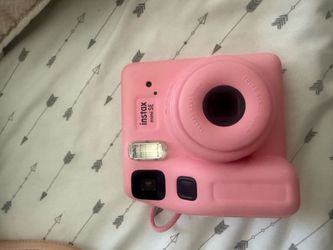 Pink Polaroid camera