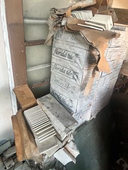 Large lot of tile, many sizes and colors