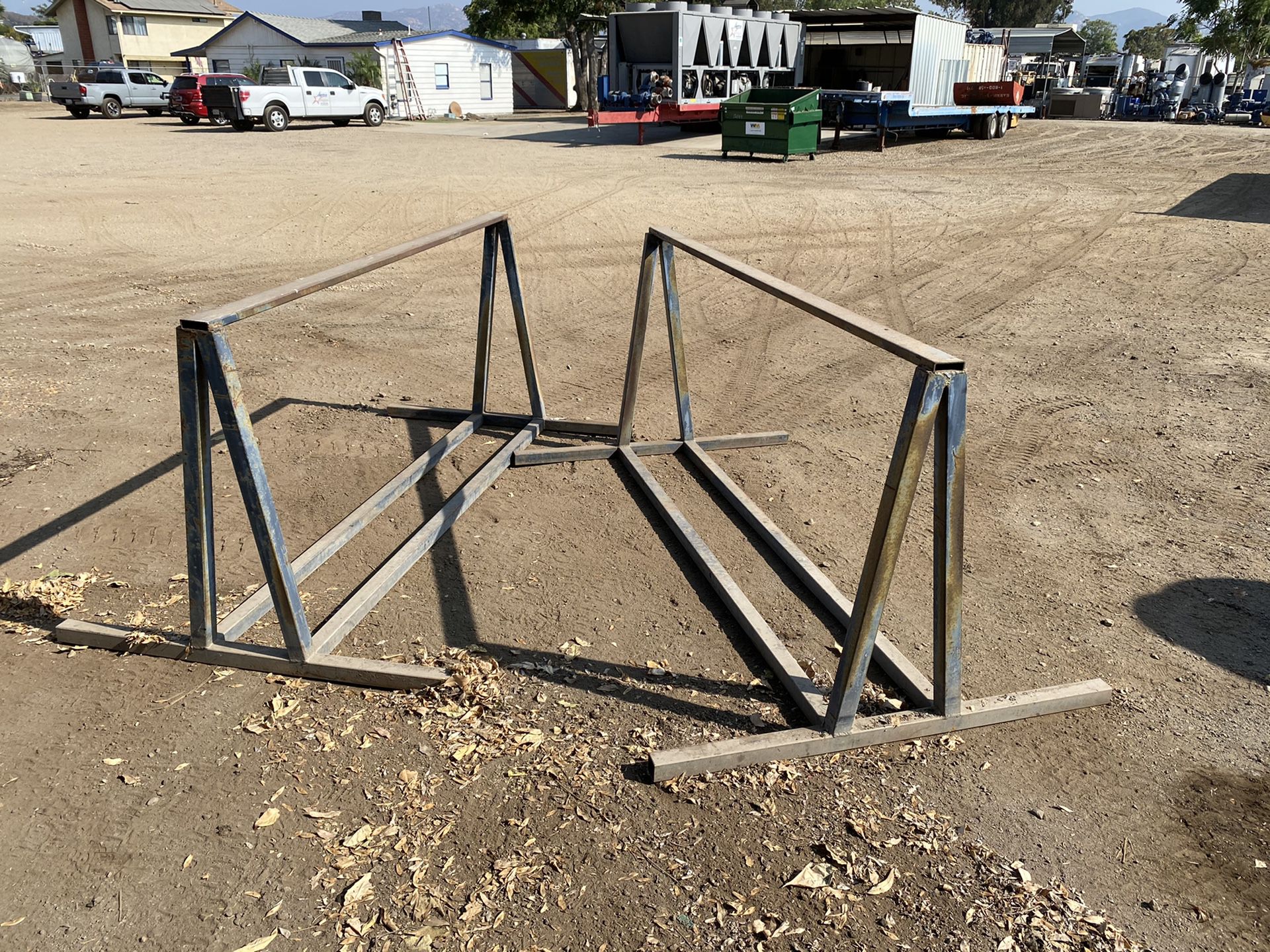 Work stands, saw horses, work table base,