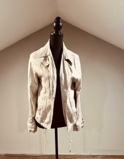 New XS Nicole Miller New York Beige Jacket