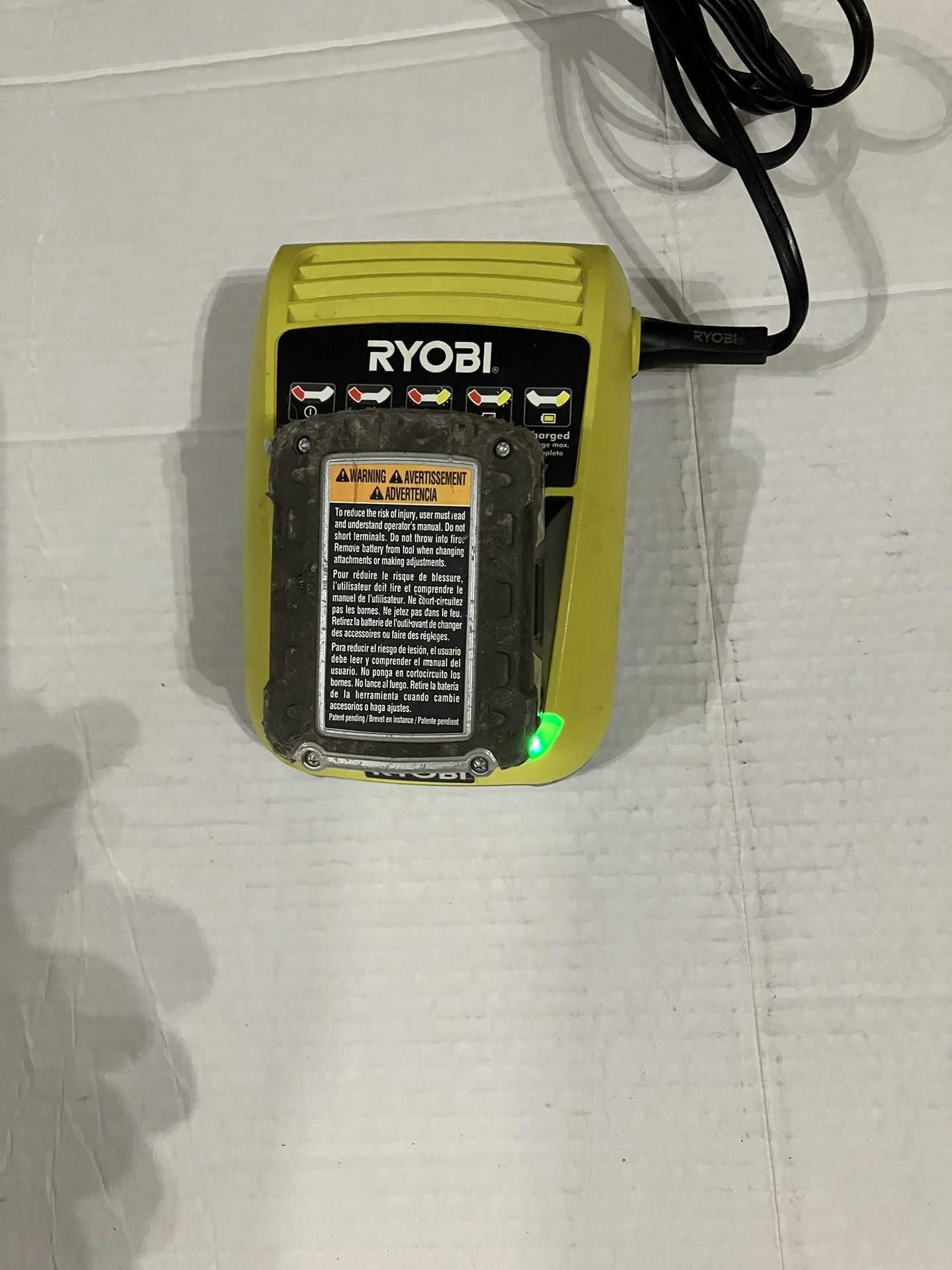 Ryobi 12 Volt Lithium Battery And Charger
