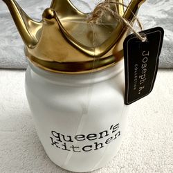 JOESPH A. COLLECTION “Queens Kitchen” Ceramic Canister.